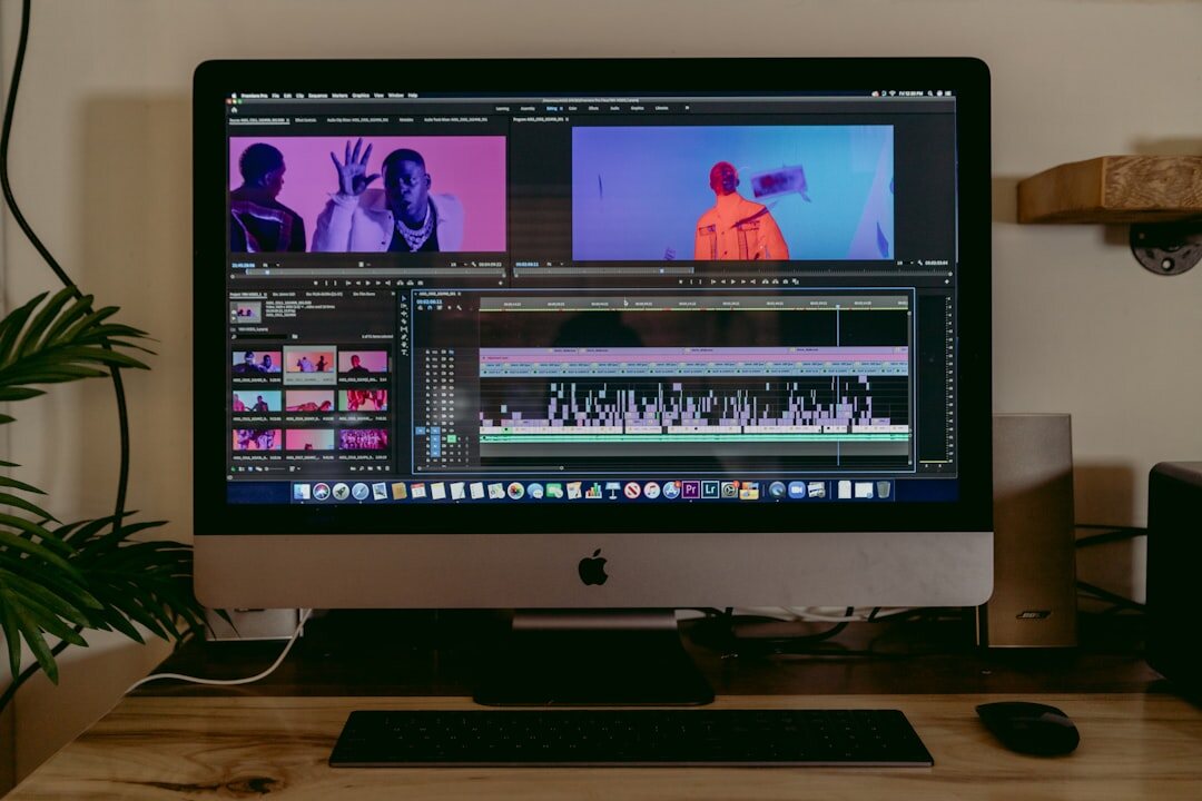 video editing software interface