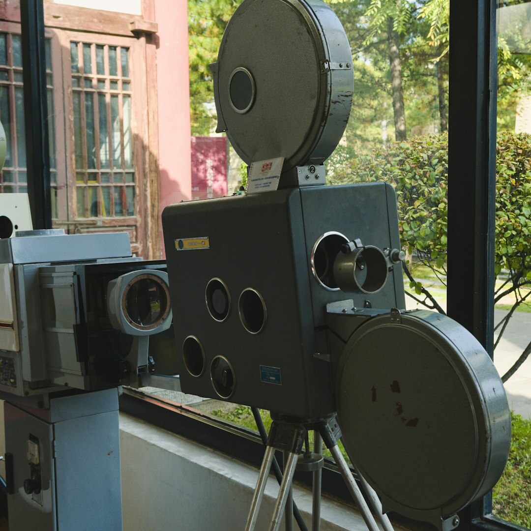 vintage film projector